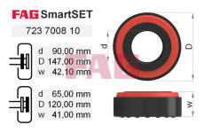 Sada lozisek kol Schaeffler FAG 723 7008 10