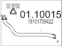 Výfuková trubka MTS 01.10015