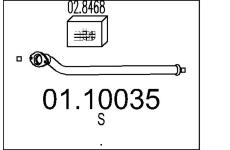 Výfuková trubka MTS 01.10035
