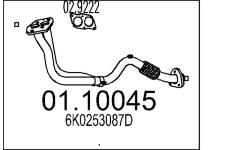 Výfuková trubka MTS 01.10045