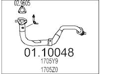 Výfuková trubka MTS 01.10048
