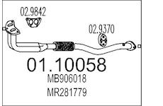 Výfuková trubka MTS 01.10058