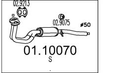 Výfuková trubka MTS 01.10070