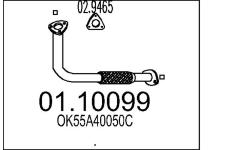 Výfuková trubka MTS 01.10099