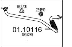 Výfuková trubka MTS 01.10116