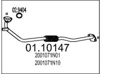 Výfuková trubka MTS 01.10147