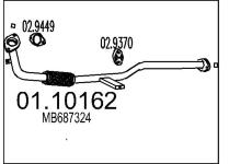 Výfuková trubka MTS 01.10162