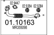 Výfuková trubka MTS 01.10163
