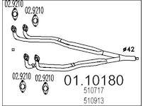 Výfuková trubka MTS 01.10180