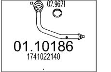 Výfuková trubka MTS 01.10186
