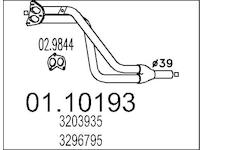 Výfuková trubka MTS 01.10193