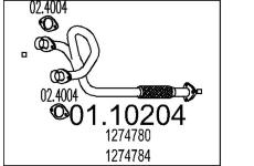 Výfuková trubka MTS 01.10204