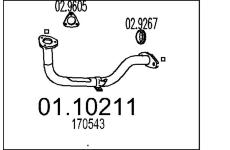 Výfuková trubka MTS 01.10211