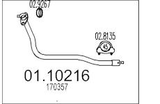 Výfuková trubka MTS 01.10216