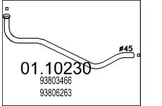 Výfuková trubka MTS 01.10230