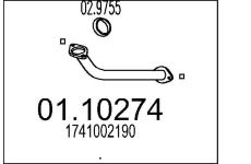 Výfuková trubka MTS 01.10274
