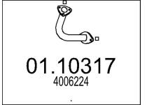 Výfuková trubka MTS 01.10317