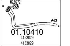 Výfuková trubka MTS 01.10410