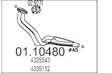 Výfuková trubka MTS 01.10480