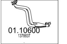 Výfuková trubka MTS 01.10600