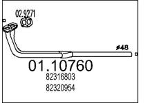 Výfuková trubka MTS 01.10760