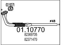 Výfuková trubka MTS 01.10770
