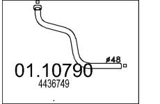 Výfuková trubka MTS 01.10790