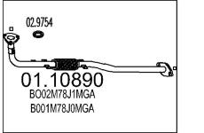 Výfuková trubka MTS 01.10890