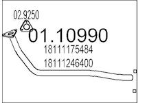Výfuková trubka MTS 01.10990