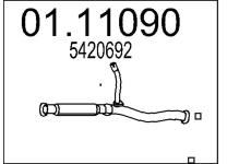 Výfuková trubka MTS 01.11090