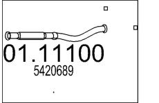 Výfuková trubka MTS 01.11100