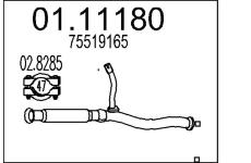 Výfuková trubka MTS 01.11180