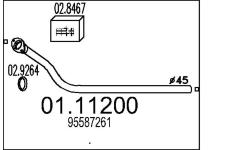 Výfuková trubka MTS 01.11200