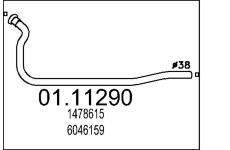 Výfuková trubka MTS 01.11290