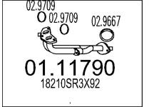Výfuková trubka MTS 01.11790