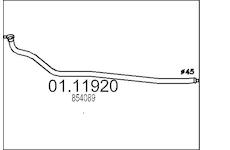Výfuková trubka MTS 01.11920