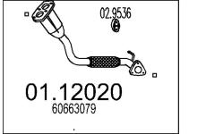 Výfuková trubka MTS 01.12020