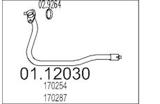Výfuková trubka MTS 01.12030