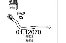 Výfuková trubka MTS 01.12070