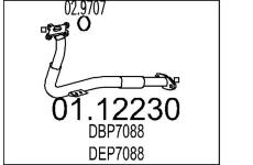 Výfuková trubka MTS 01.12230