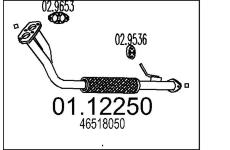 Výfuková trubka MTS 01.12250