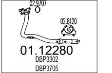 Výfuková trubka MTS 01.12280