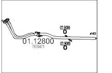Výfuková trubka MTS 01.12800
