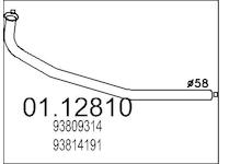 Výfuková trubka MTS 01.12810