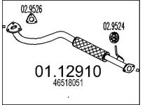 Výfuková trubka MTS 01.12910