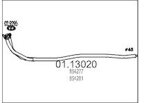 Výfuková trubka MTS 01.13020