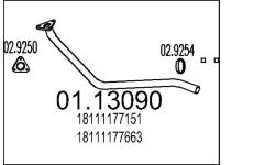 Výfuková trubka MTS 01.13090