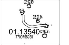 Výfuková trubka MTS 01.13540