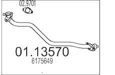 Výfuková trubka MTS 01.13570