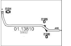 Výfuková trubka MTS 01.13810